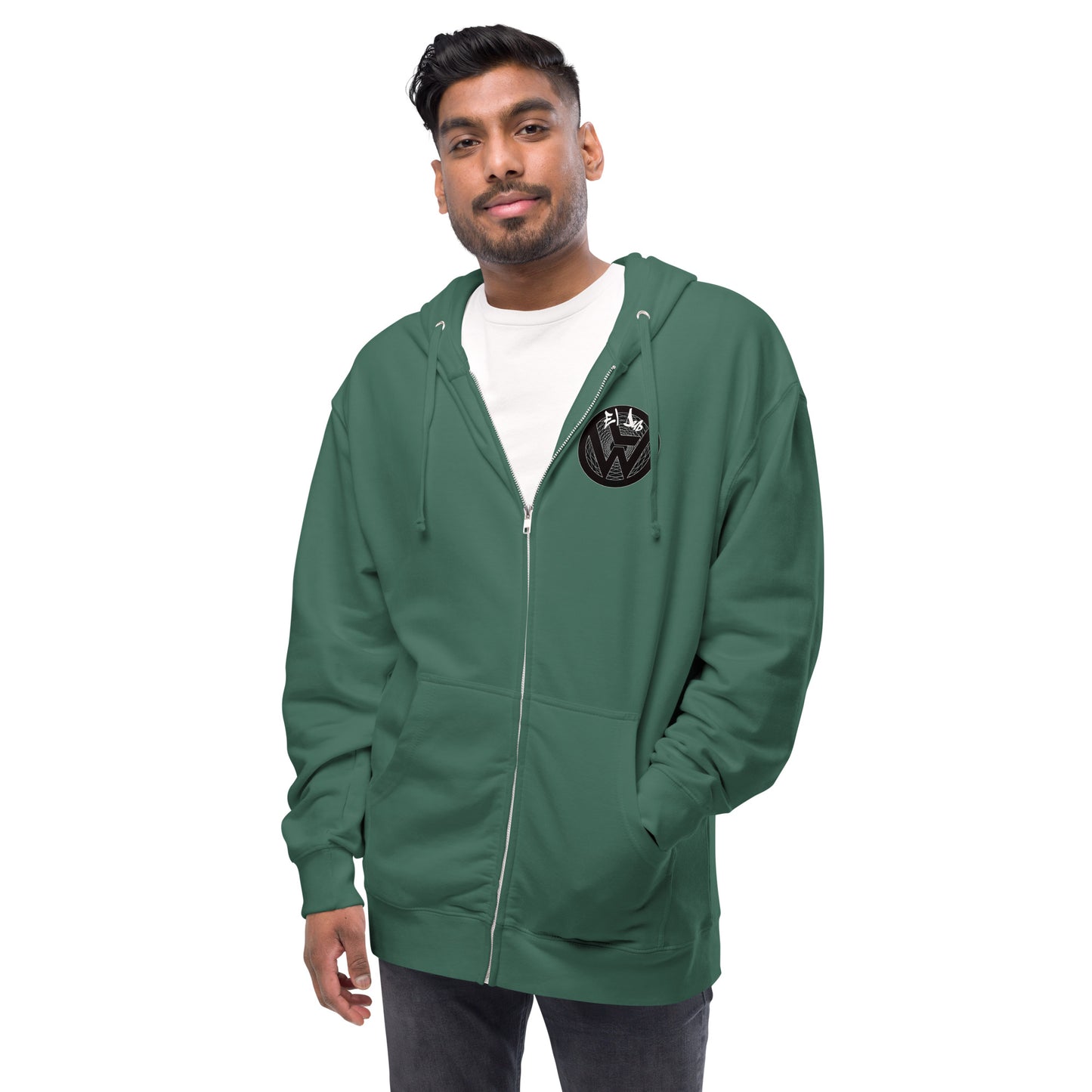 El Dub Unisex fleece zip up hoodie