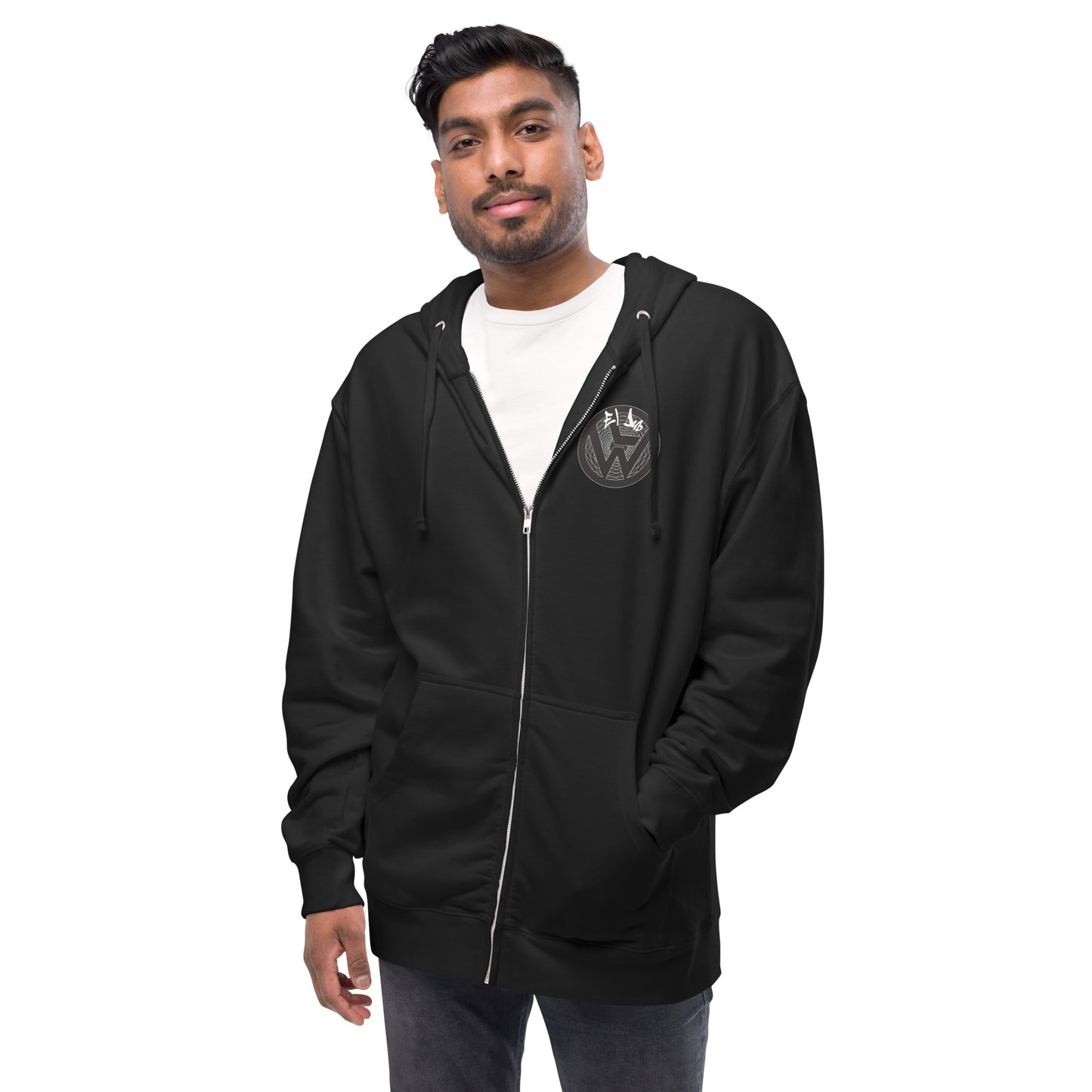 El Dub Unisex fleece zip up hoodie